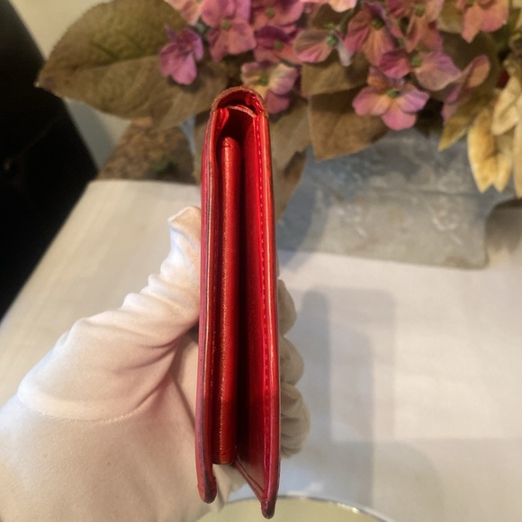 Louis Vuitton Red Epi Marco Wallet-#24 - Picture 9 of 13
